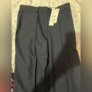 Zara Men's Dark Gray Flat Front Shorts